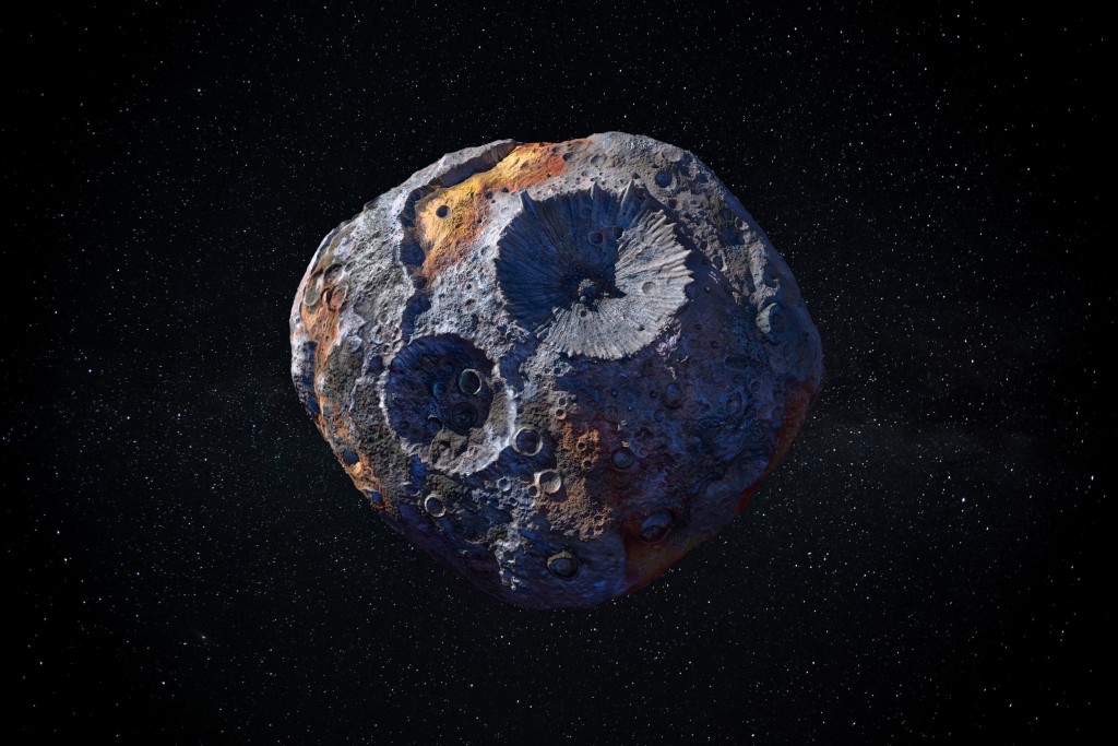 NASA успешно запустило зонд к металлическому астероиду Психея