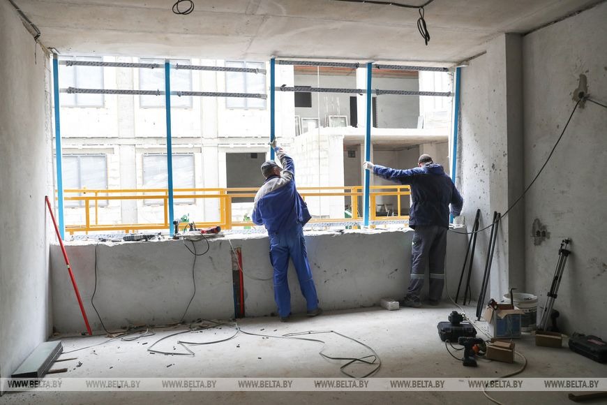 Новый корпус строят для Брестской областной клинической больницы