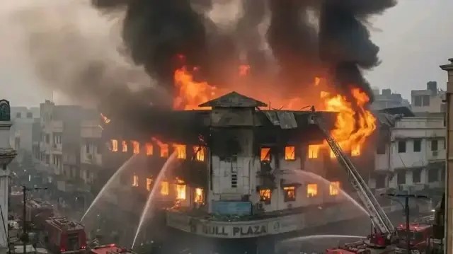 Пожар в Пакистане