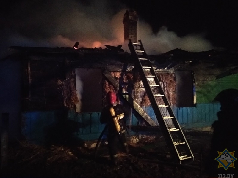 Пенсионер сгорел заживо на пожаре в Брестском районе