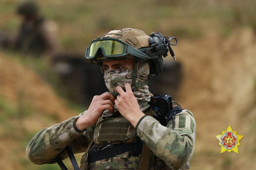 Боевую подготовку отрабатывают на Кобринском укрепрайоне