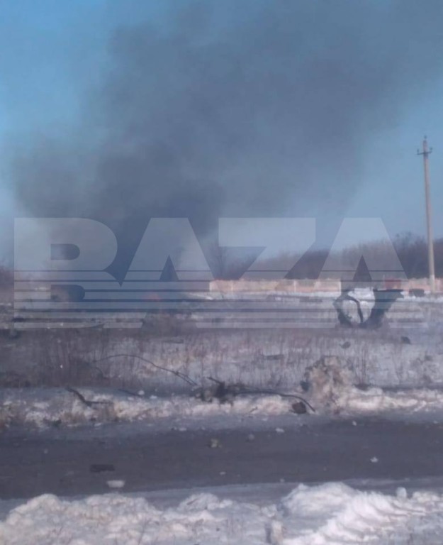 Самолет Министерства обороны России рухнул в Белгородской области