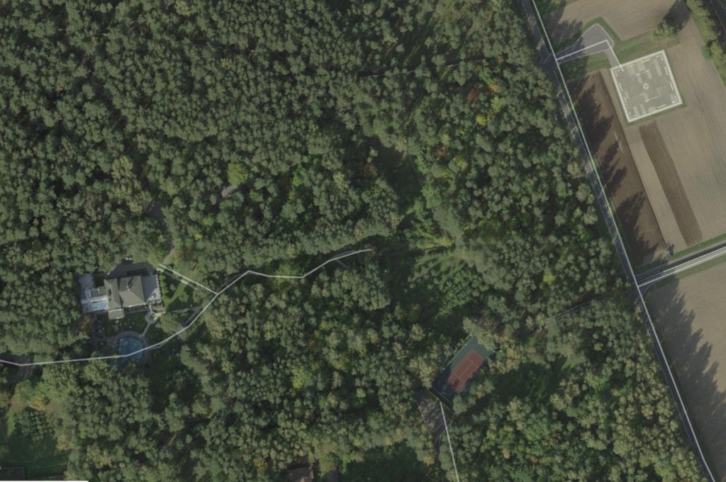 Резиденцию и дачу Лукашенко показали на детализированных снимках с высоты