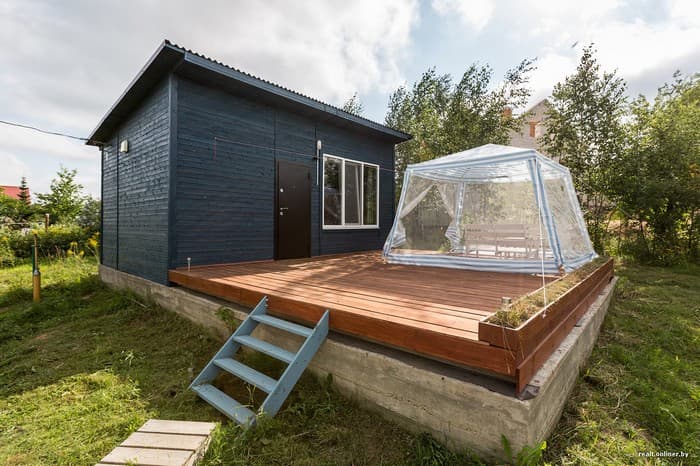 Дизайн садового домика для небольшого участка: 42 идеи