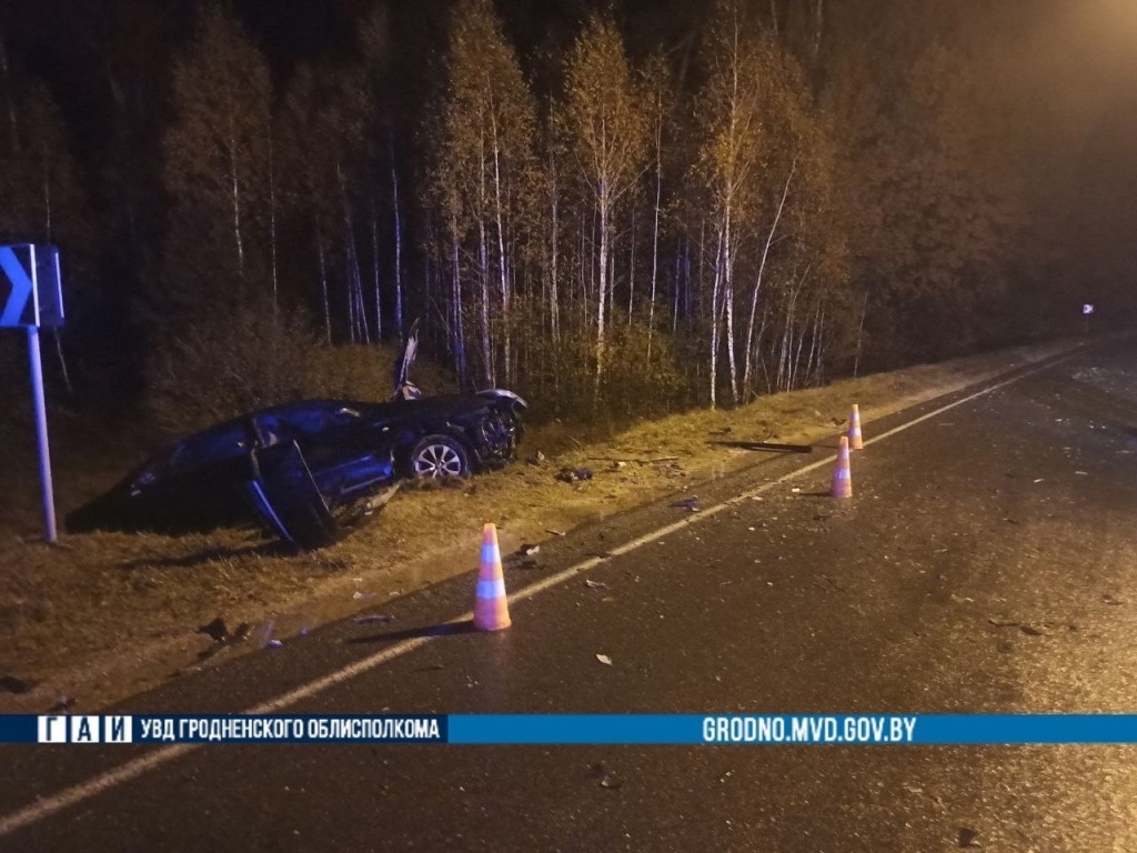 Смертельная лобовая авария произошла под Гродно