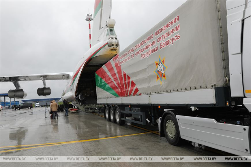 В Беларусь прибыл новый гуманитарный груз из Китая