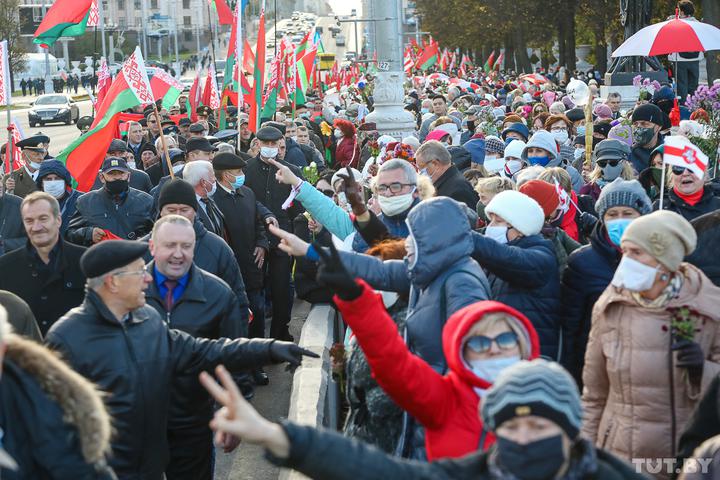 В Минске прошел митинг сторонников Лукашенко