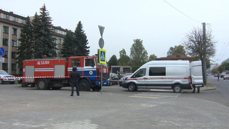 В Могилеве «заминировали» областной суд и политехнический колледж (видео)