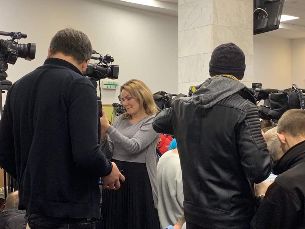 Во время суда по делу об убийстве Шеремета националисты открыто нападали на прессу
