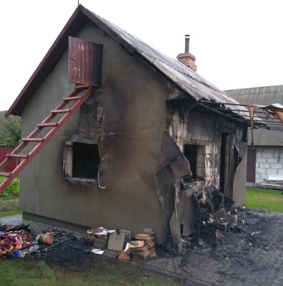 Женщина сгорела заживо на пожаре в Кобринском районе