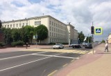 Светофор напротив площади Ленина в Бресте полностью установлен