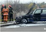 В Бресте на Луцкой горел автомобиль AUDI