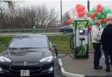 В Бресте прошло торжественное открытие первой зарядной станции для электромобилей