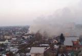 Пожар в микрорайоне Киевка на ул. Войкова (видео)