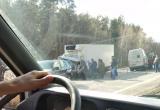 Серьёзная авария произошла по трассе на Пинск, перед д. Богушево