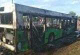 Пассажирский автобус горел в Осиповичах (видео)