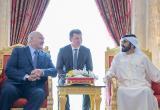 Лукашенко подарил картину с лошадьми правителю эмирата Дубай