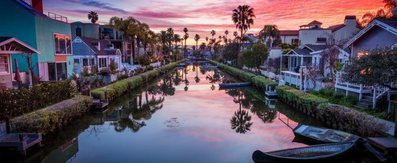 Калифорнийская Венеция - Venice canals в Лос-Анджелесе