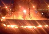 Видео: в очередной раз в Гомеле сгорела новогодняя елка