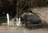 Погоня в Барановичах: пьяный водитель врезался в гараж (видео)