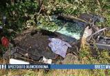 Пассажирка легковушки погибла в аварии в Ганцевичском районе (видео)