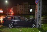 В Бресте пьяный 19-летний парень устроил аварию (видео)