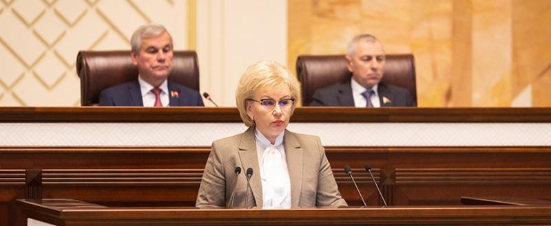 Министр труда и социальной защиты Ирина Костевич