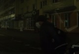 В Барановичах учитель проколол шины милицейской машины (видео)