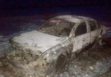 Угонщик попал в аварию и бросил горящую машину в Лунинецком районе