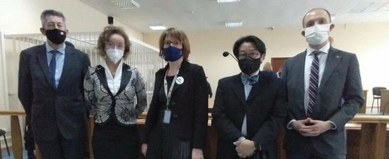 Дипломаты Франции, Австрии, ЕС, Великобритании и США на суде по делу Белгазпромбанка