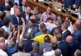 Депутаты Верховной рады подрались после призыва расстрелять пророссийскую оппозицию