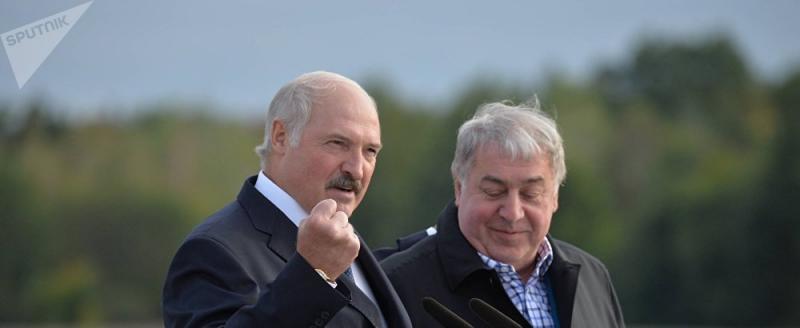 Александр Лукашенко и Михаил Гуцериев