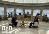 Лукашенко дает интервью телеканалу Sky News Arabia