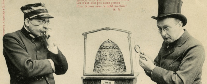 Открытка с изображением поддельной тиары скифского царя Сайтаферна