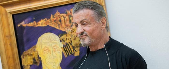 Сильвестр Сталлоне открыл выставку своих картин в Германии