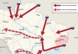 Минобороны Великобритании опубликовало карту нападения России на Украину