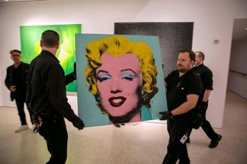 Знаменитый портрет Мерилин Монро продан на аукционе за рекордную сумму