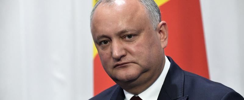 Бывшего президента Молдовы Додона задержали на 72 часа