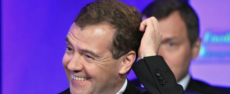 Медведев назвал приехавших в Киев лидеров Франции, Германии и Италии ценителями лягушек, ливера и макарон