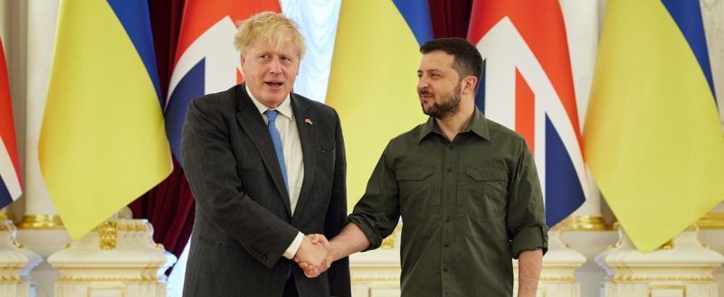 Британский премьер Джонсон прибыл с визитом в Киев