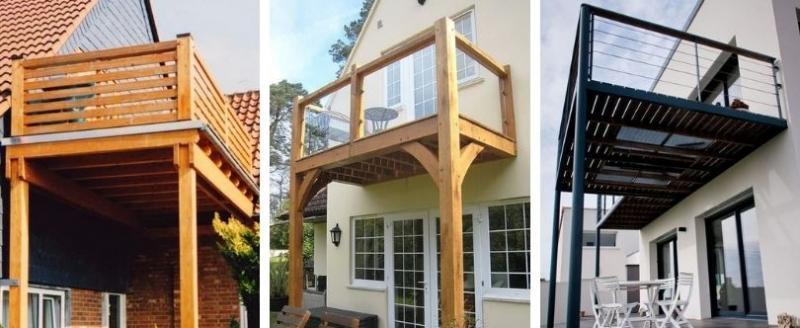 Как пристроить балкон в частном доме: варианты решения