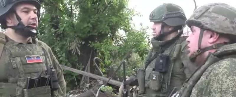 НМ ДНР опубликовала видео посещения Пушилиным бывших позиций ВСУ в Песках