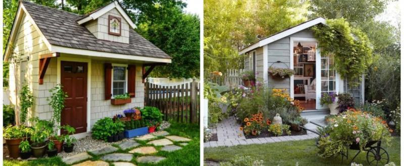 Маленький и очень полезный — чудесные идеи крошечных домиков для сада