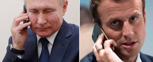 Макрон призвал Путина быстрее завершить войну в Украине