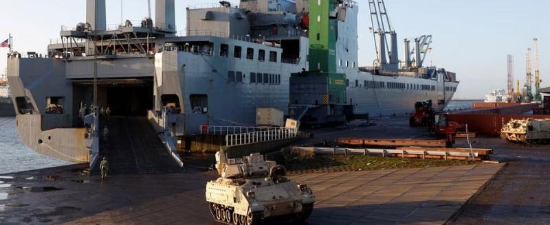 США перебрасывают танки M-1 Abrams и БМП Bradley в Восточную Европу