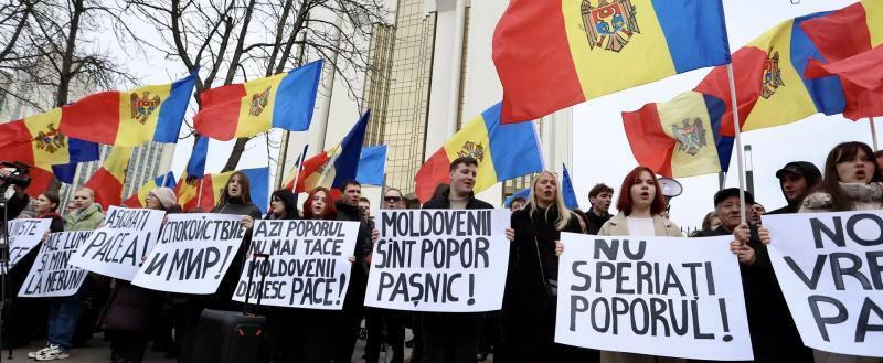 В Молдове прошли митинги против участия страны в войне с Россией