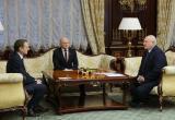 Лукашенко встречается с главой российской разведки Сергеем Нарышкиным