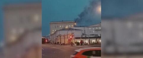 В Москве из-за чайника горело здание Минобороны