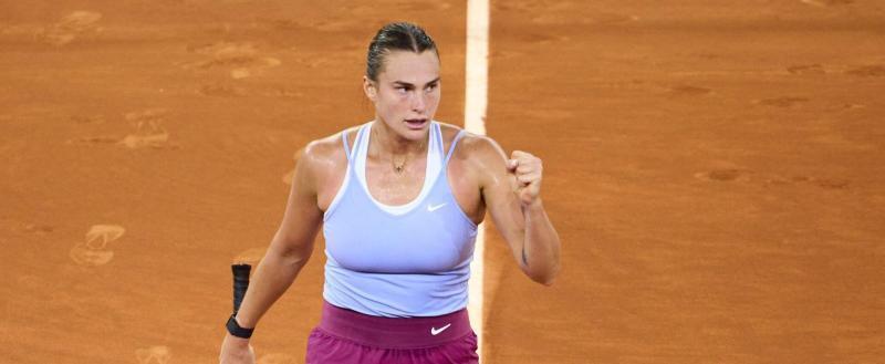 Белорусская теннисистка Арина Соболенко вышла в четвертьфинал турнира WTA в Мадриде