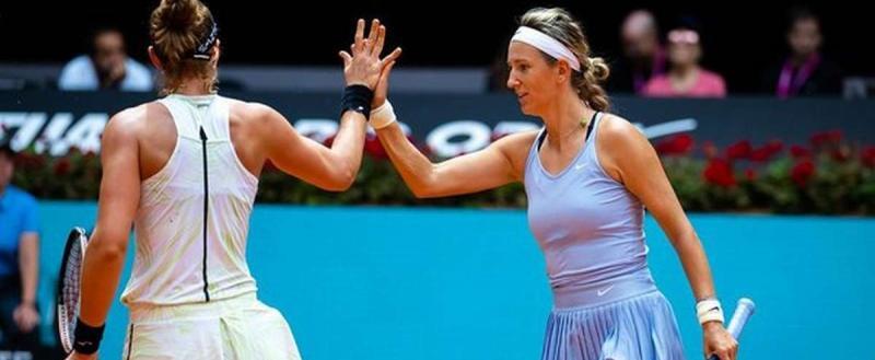 Виктория Азаренко и Беатрис Хаддад Майя в парном разряде выиграли турнир в Мадриде